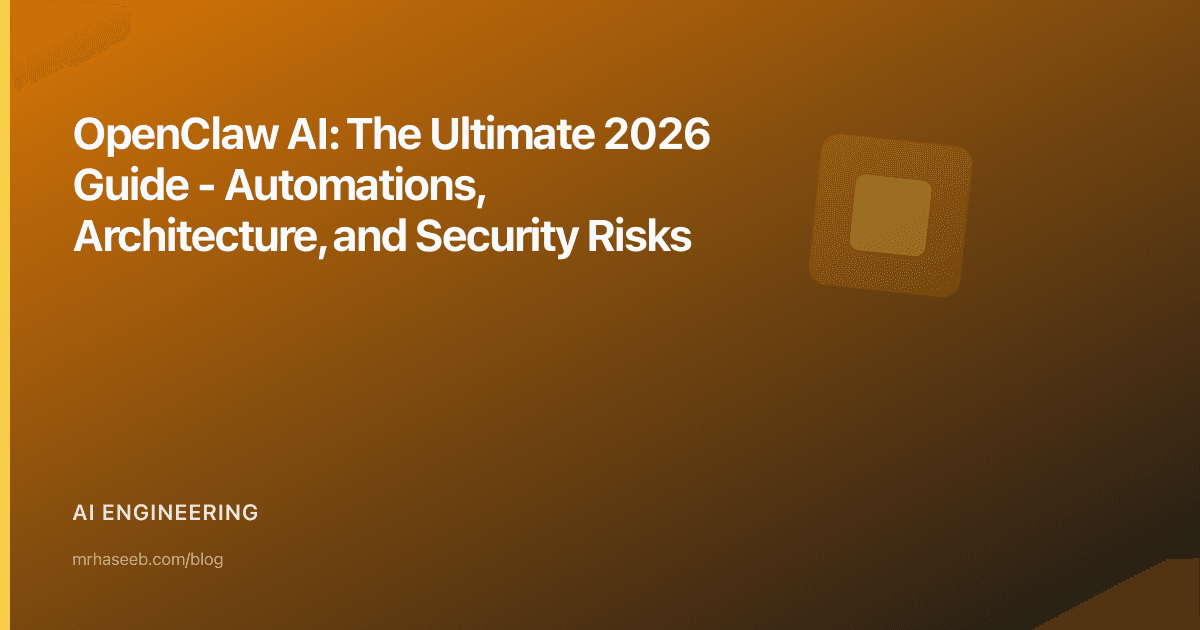OpenClaw AI: The Ultimate 2026 Guide - Automations, Architecture, and Security Risks